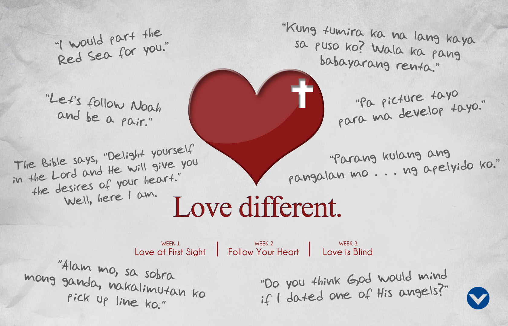 New Series: Love Different | Victory - Honor God. Make Disciples.